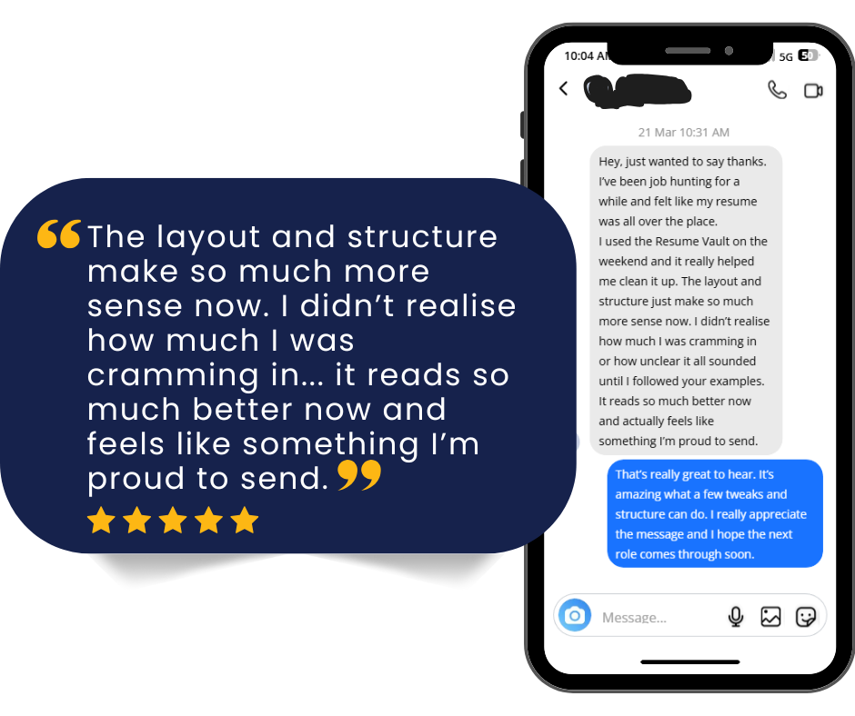 Resume Vault testimonial_4