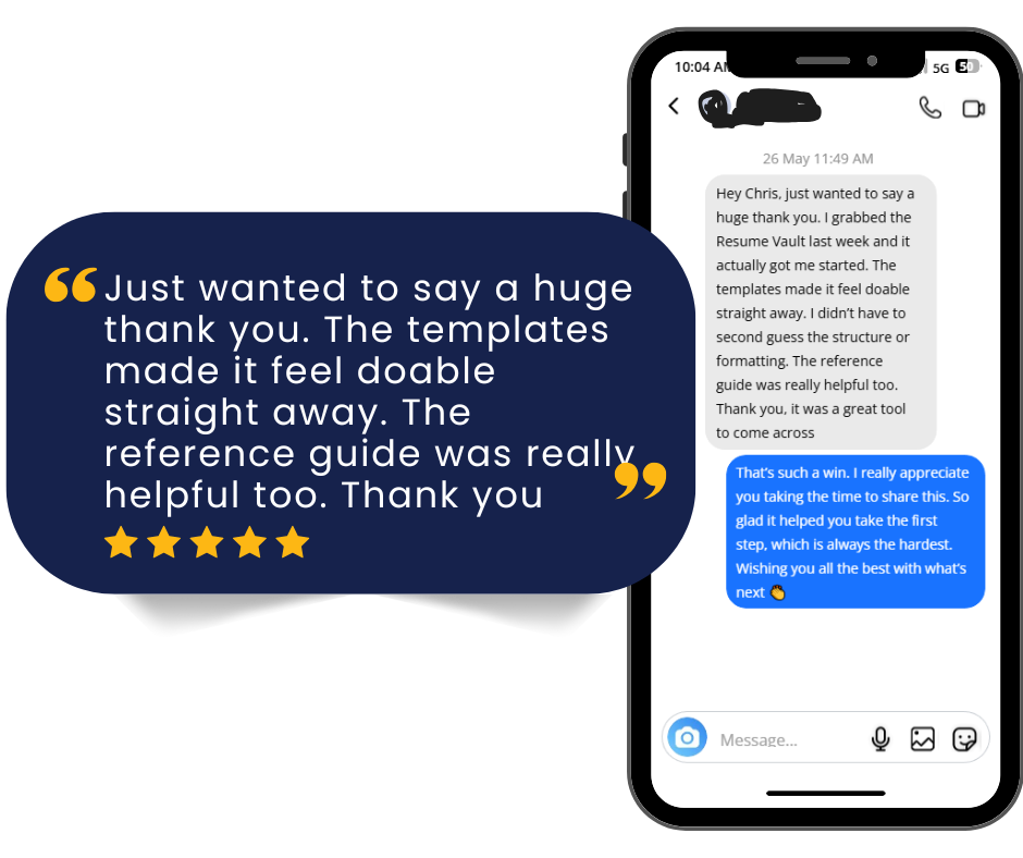 Resume vault testimonial_3